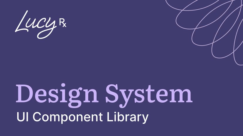 Mockup of the LucyRx Design System